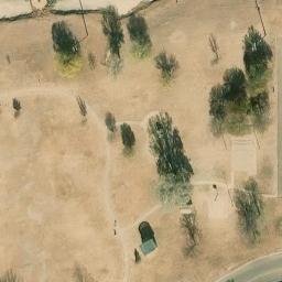 Sand Volleyball Court, Lubbock, TX — aerial view