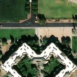 Sand Volleyball Court, Phoenix, AZ — aerial view