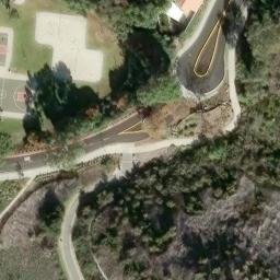 Sand Volleyball Court, Laguna Niguel, CA — aerial view