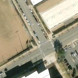 Sand Volleyball Court, Birmingham, AL — aerial view
