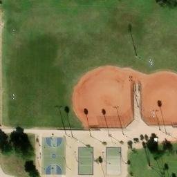Hard Volleyball Court, Phoenix, AZ — aerial view
