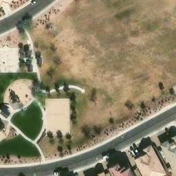 Volleyball Court, Buckeye, AZ — aerial view