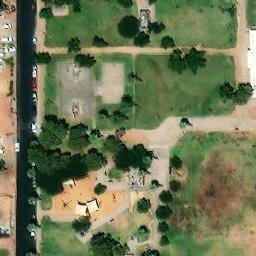 Hard Volleyball Court, Phoenix, AZ — aerial view
