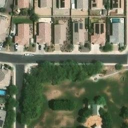 Volleyball Court, Buckeye, AZ — aerial view