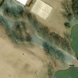 Sand Volleyball Court, AL — aerial view