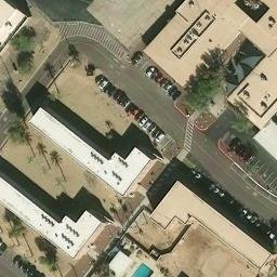 Sand Volleyball Court, Goodyear, AZ — aerial view