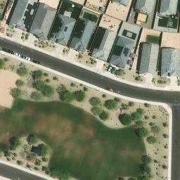 Sand Volleyball Court, Buckeye, AZ — aerial view