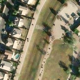 Volleyball Court, Mesa, AZ — aerial view