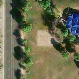 Volleyball Court, Mesa, AZ — aerial view