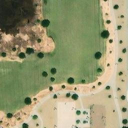 Sand Volleyball Court, Phoenix, AZ — aerial view