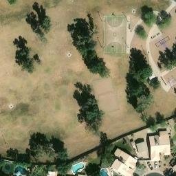 Volleyball Court, Mesa, AZ — aerial view