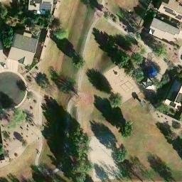 Volleyball Court, Mesa, AZ — aerial view