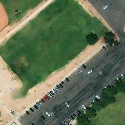 Grass Volleyball Court, Phoenix, AZ — aerial view