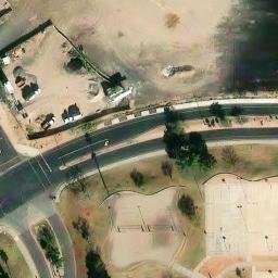 Volleyball Court, Gilbert, AZ — aerial view