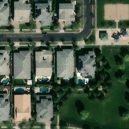 Volleyball Court, Gilbert, AZ — aerial view