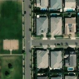 Volleyball Court, Gilbert, AZ — aerial view