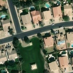 Volleyball Court, Gilbert, AZ — aerial view