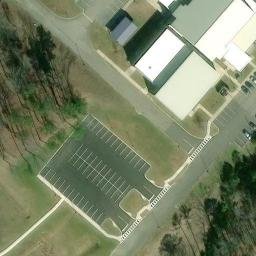 Sand Volleyball Court, Chelsea, AL — aerial view