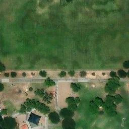 Sand Volleyball Court, Tempe, AZ — aerial view