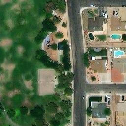 Volleyball Court, Chandler, AZ — aerial view