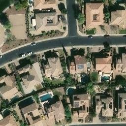 Volleyball Court, Gilbert, AZ — aerial view