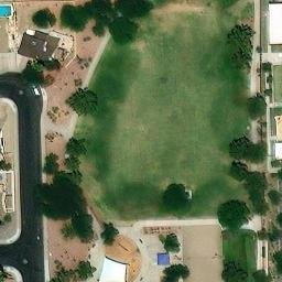 Volleyball Court, Chandler, AZ — aerial view