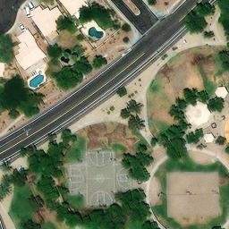 Sand Volleyball Courts — aerial view