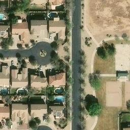 Volleyball Court, Queen Creek, AZ — aerial view