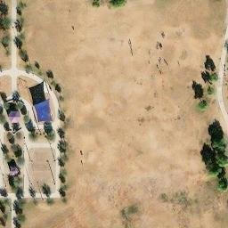 Sand Volleyball Court, Chandler, AZ — aerial view