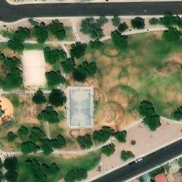 Volleyball Court, Chandler, AZ — aerial view