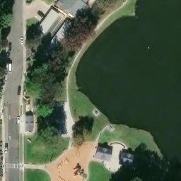 Sand Volleyball Court, Camp Pendleton South, CA — aerial view