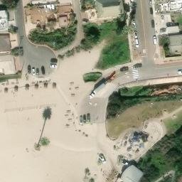 Volleyball courts — aerial view