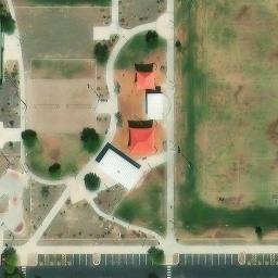 Volleyball Court, Maricopa, AZ — aerial view