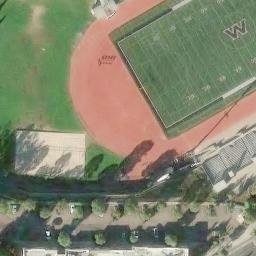 Sand Volleyball Court, Rancho Penasquitos, CA — aerial view
