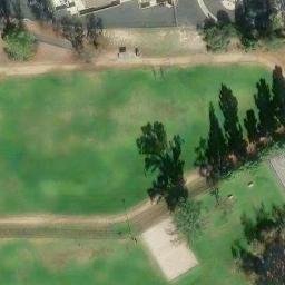 Sand Volleyball Court, Rancho Penasquitos, CA — aerial view