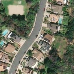 Sand Volleyball Court, Rancho Penasquitos, CA — aerial view