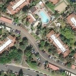 Sand Volleyball Court, Rancho Penasquitos, CA — aerial view