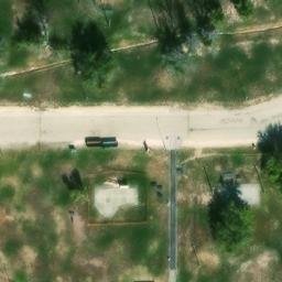 Sand Volleyball Court, Lovington, NM — aerial view