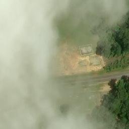 Sand Volleyball Court, GA — aerial view