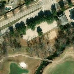 Hidden Lakes Sand Volleyball Court — aerial view