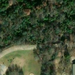 Sand Volleyball Court, Colleyville, TX — aerial view