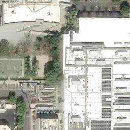 Sand Volleyball Court, Sorrento Valley, CA — aerial view
