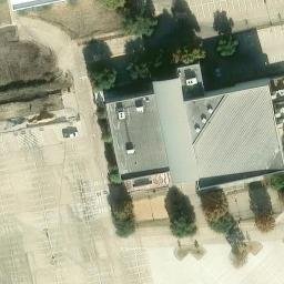 Sand Volleyball Court, Rockwall, TX — aerial view
