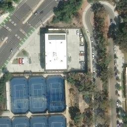 Warren College Beach Volleyball Courts — aerial view