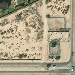 Sand Volleyball Court, Alamogordo, NM — aerial view