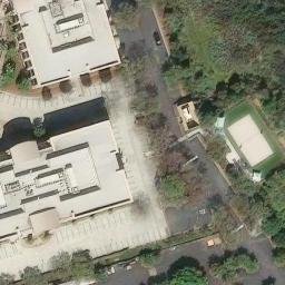 Sand Volleyball Court, Sorrento Valley, CA — aerial view