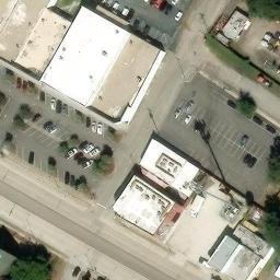 Sand Volleyball Court — aerial view