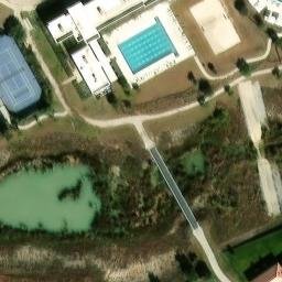 Sand Volleyball — aerial view