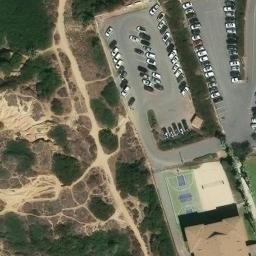 Point Loma Beach Volleyball Court #1 — aerial view