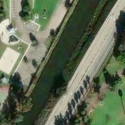 Barrio Logan Beach Volleyball Court — aerial view